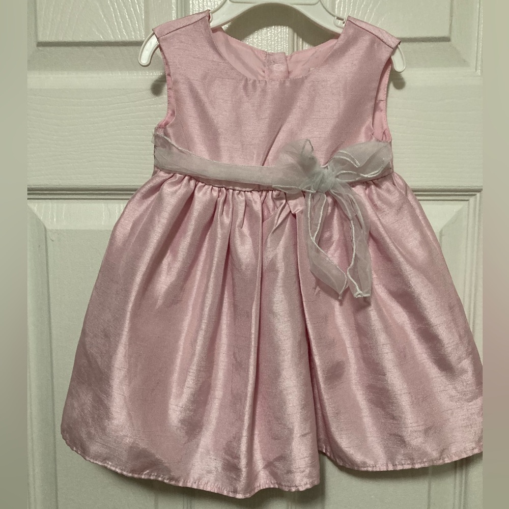 Kidture Collection Pink Sleeveless Infant Dress #T